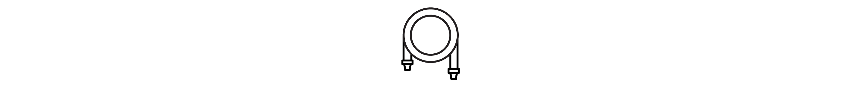 Gas connector hose icon